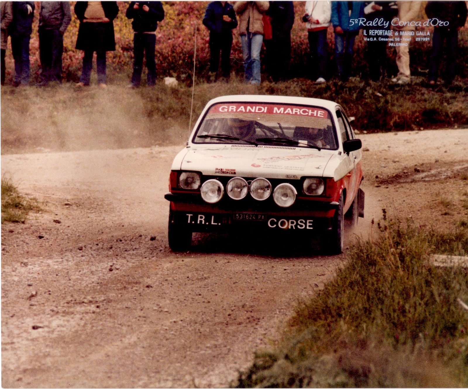 5° Rally Conca d'Oro — Opel Kadett 2000 GT/E, T.R.L. Corse.